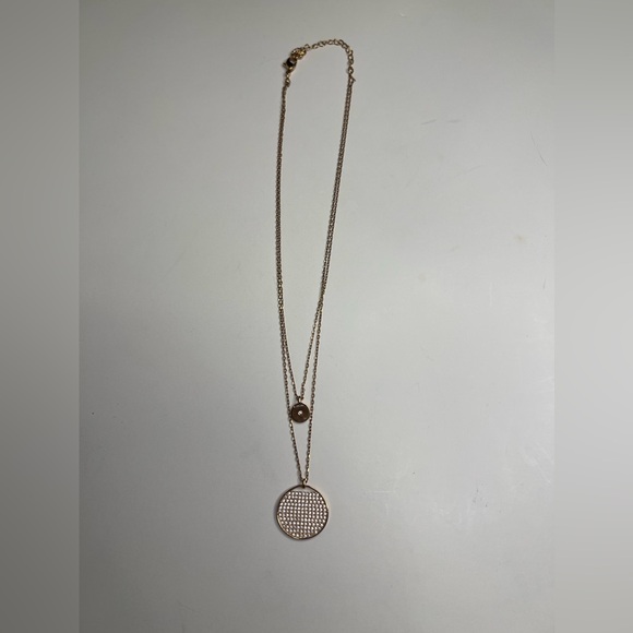 Swarovski Ginger Double Strand Rose Gold Necklace - Picture 4 of 5
